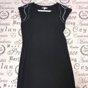 Black studded dress